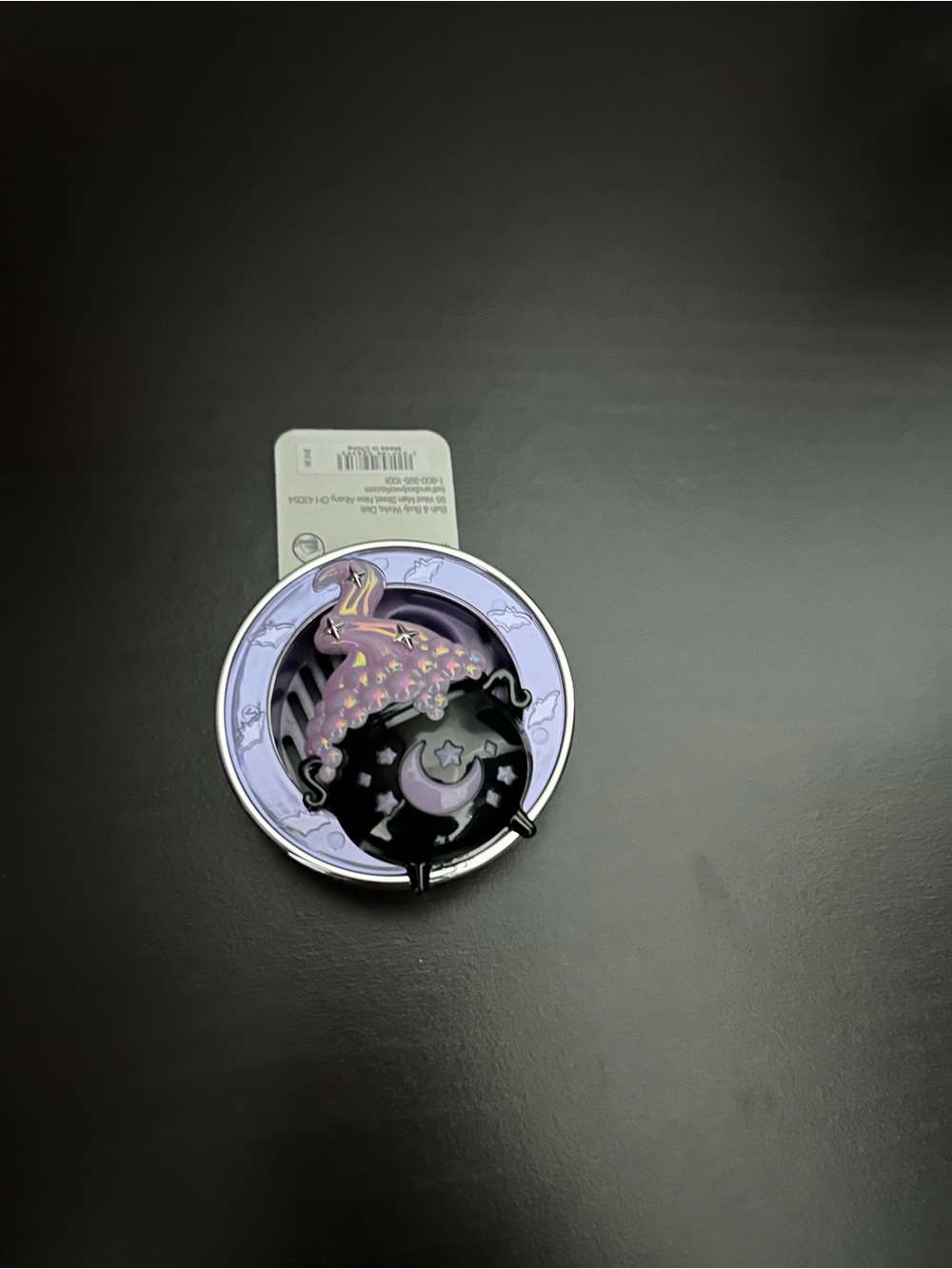 Purple Witch Hat Car Air Freshener Clip